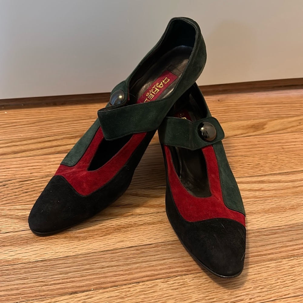 Vintage Carel Paris suede shoes euro 39.5, US 8.5